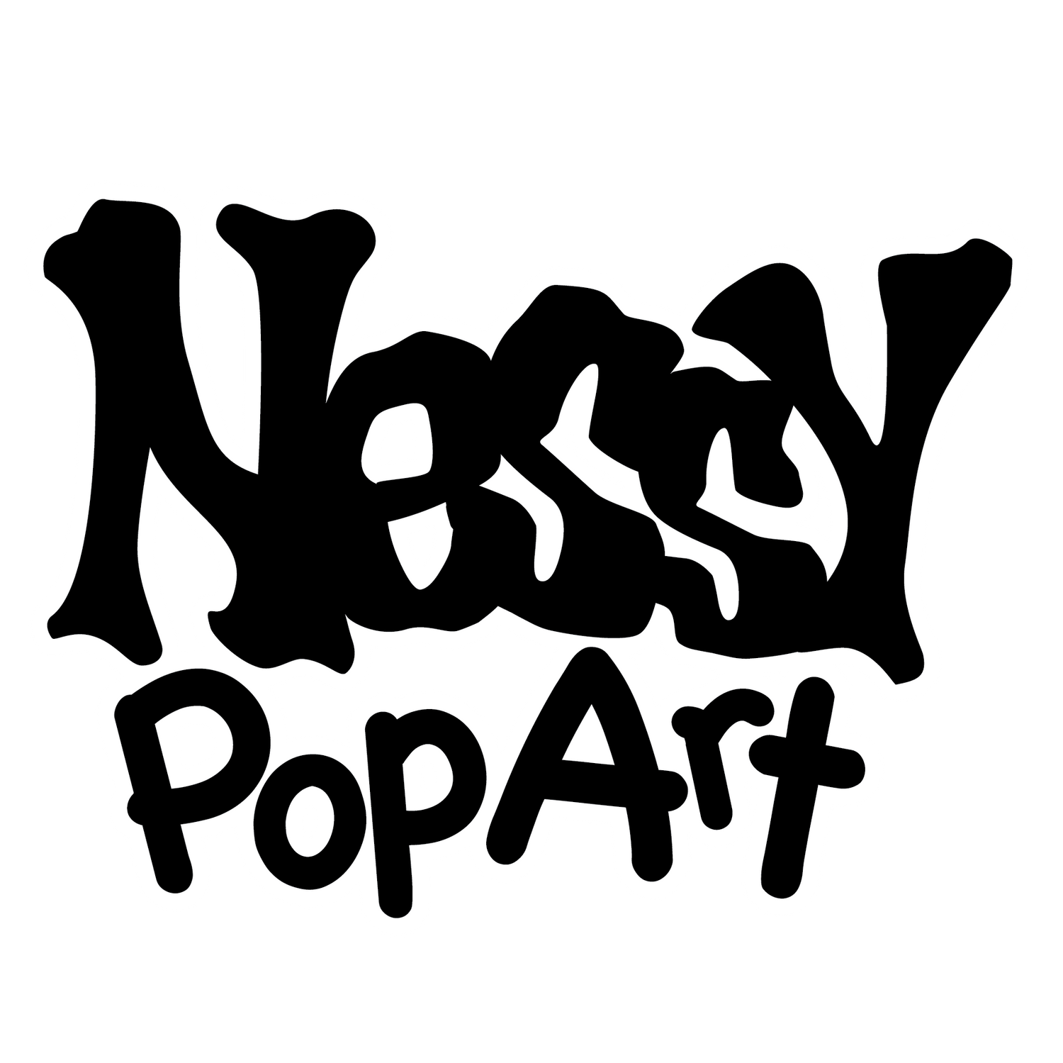 Square 'Nessy Pop Art' logo on a transparent background