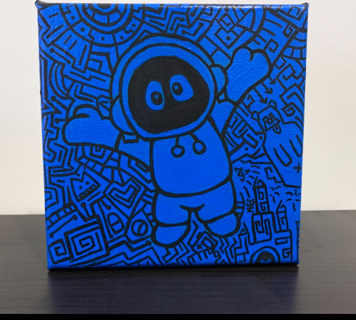 HOODIE BOY - Free Hugs (blue)