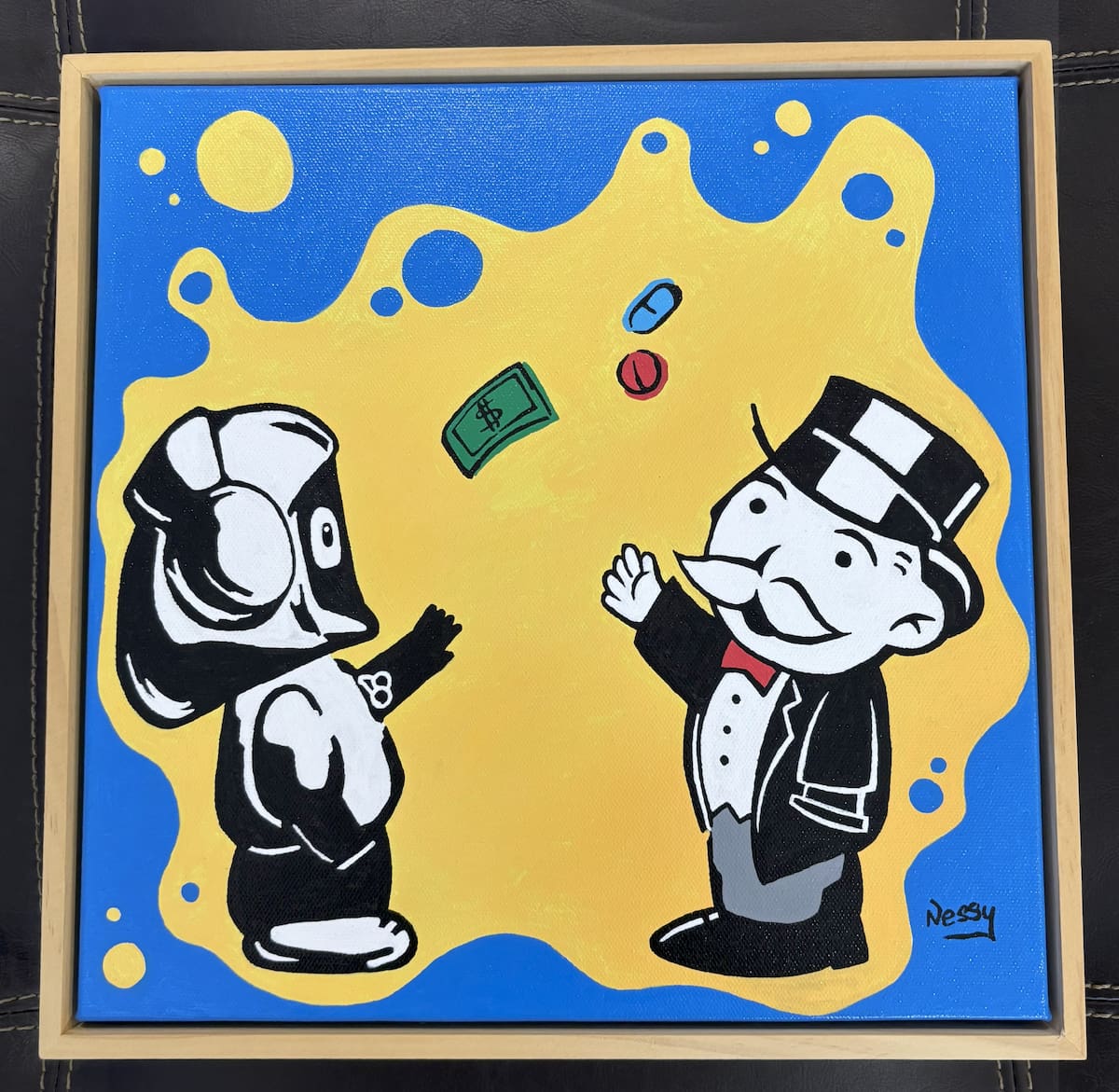 Hoodie Boy x Monopoly Man