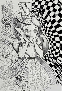 Not So Wonderland Black & White
