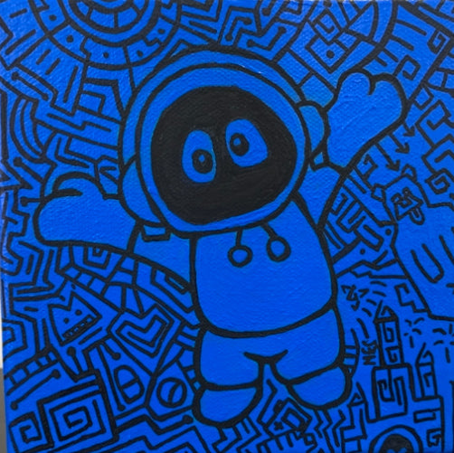 HOODIE BOY - Free Hugs (blue)