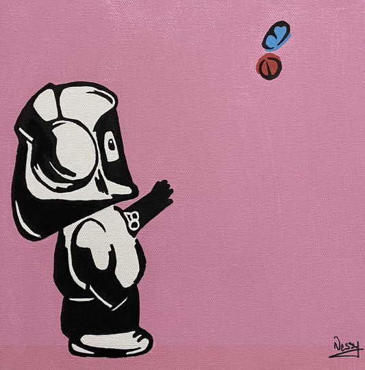 Hoodie Boy - Pills or not - Pink