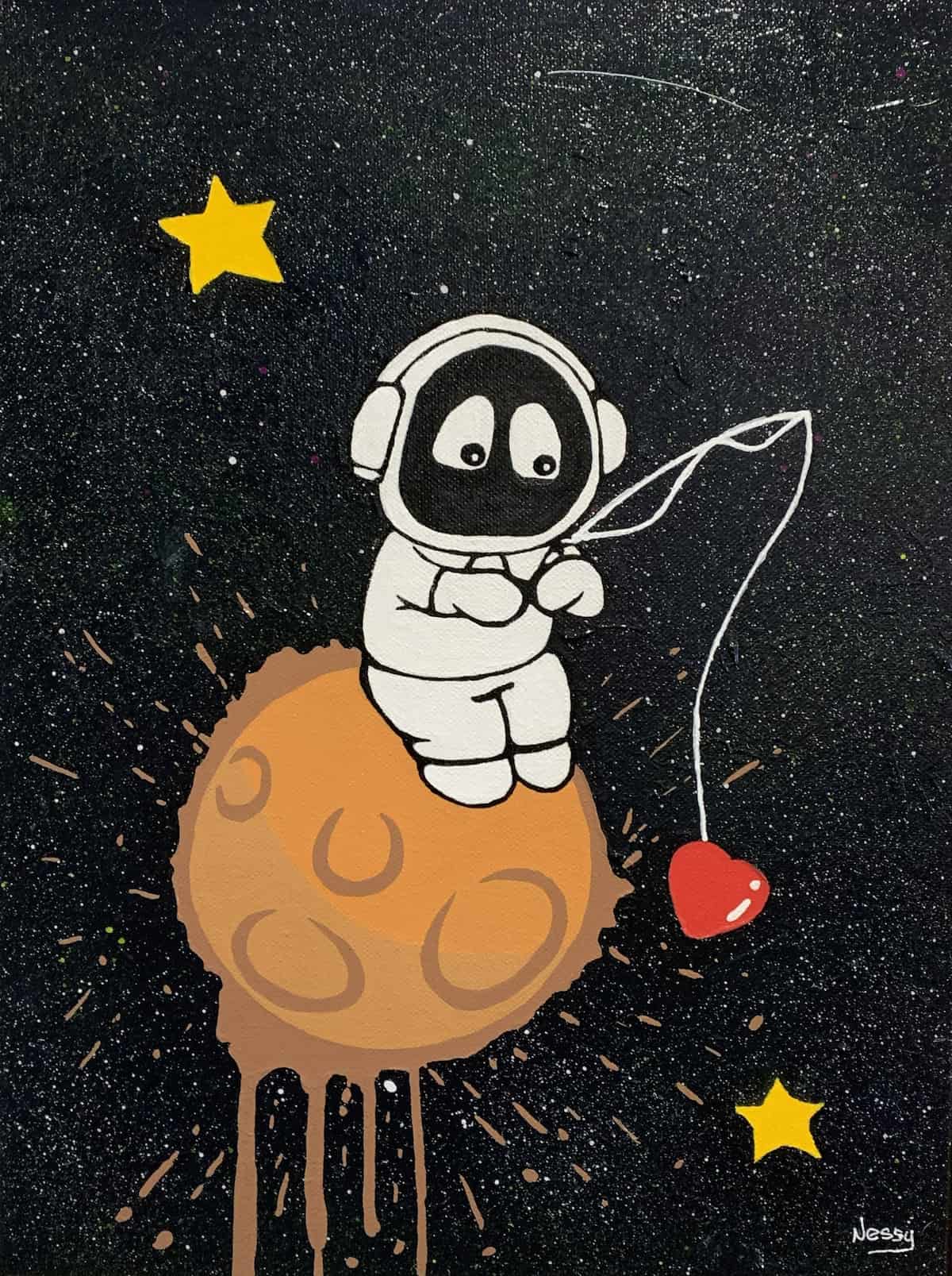 Hoodie Boy - Man on the Moon