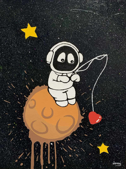 Hoodie Boy - Man on the Moon
